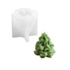 Silicone Christmas Tree Candle Mold for DIY Soap Candle Making, Flexible Holiday Tree Shape Casting Mold for Home Decoration and Handmade Gift