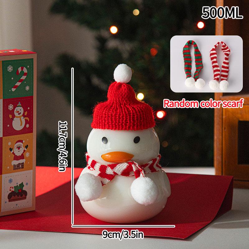 

500ml Christmas Cups Plastic Water Bottles Decorative Coffee Mug Christmas Decorations 2025 Xmas Gifts Vasos Navideños as show