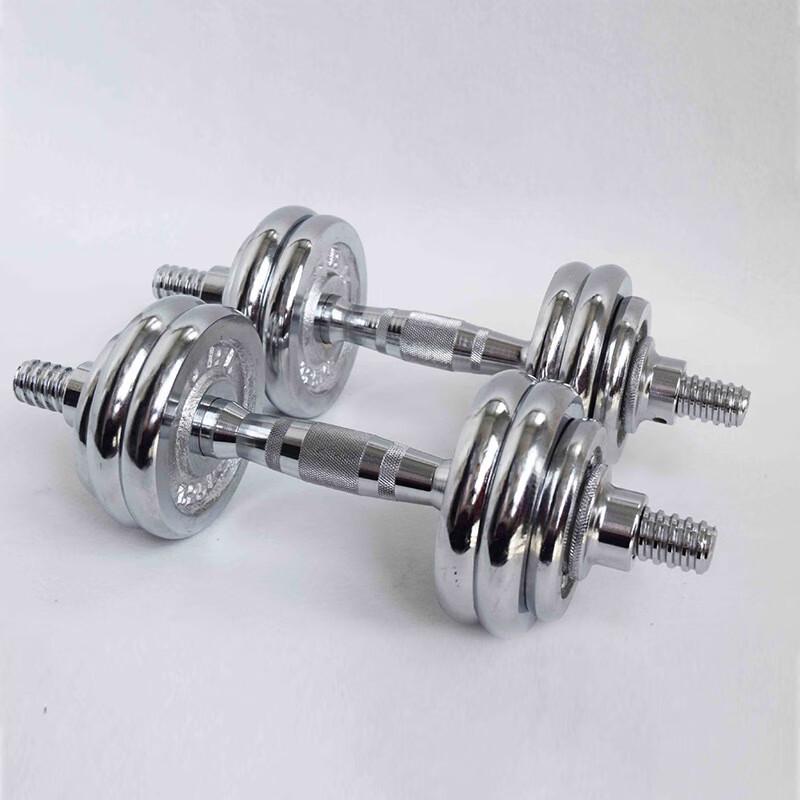 WEZHO Adjustable Electroplated Dumbbell Set