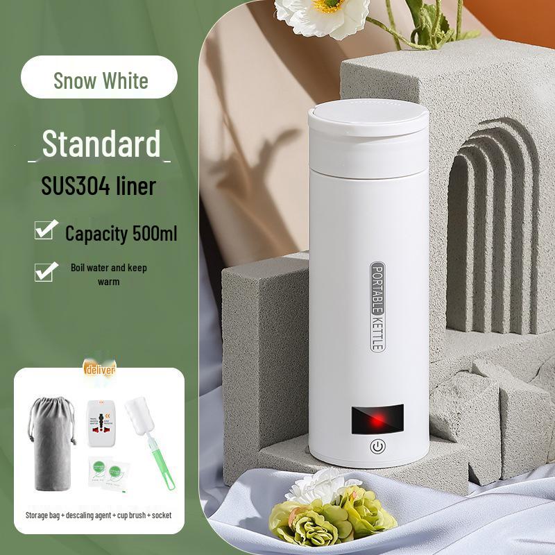 Compact Electric Thermos Kettle for Home, Office, and Travel