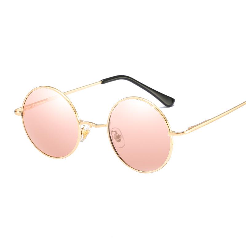 Creative Retro Sunglasses Sunshade Anti-ultraviolet Unisex Polarized Artistic Glasses Round