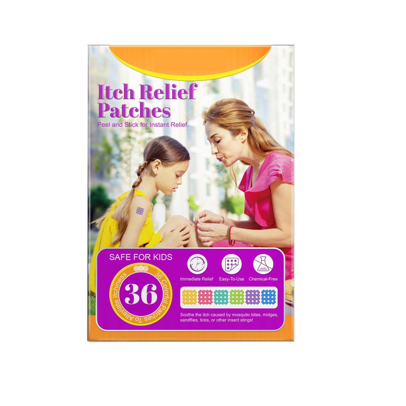 

Патчи для облегчения зуда - 36 пластырей - Натуральный пластырь - Натуральный пластырь для облегчения зуда - Пластырь от насекомых от комаров, клещей, мошек