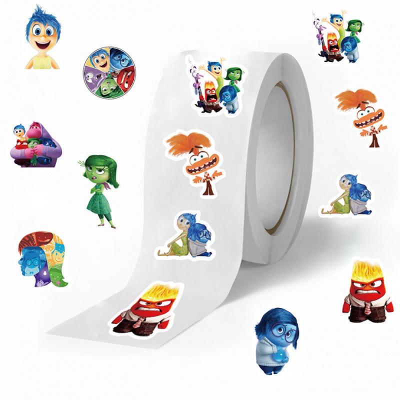 500pcs Inside Out Cartoon Stickers Greeting Card Label Packaging Sealing Stickers Toys Gift Creative Diy Journal Notebook Decor