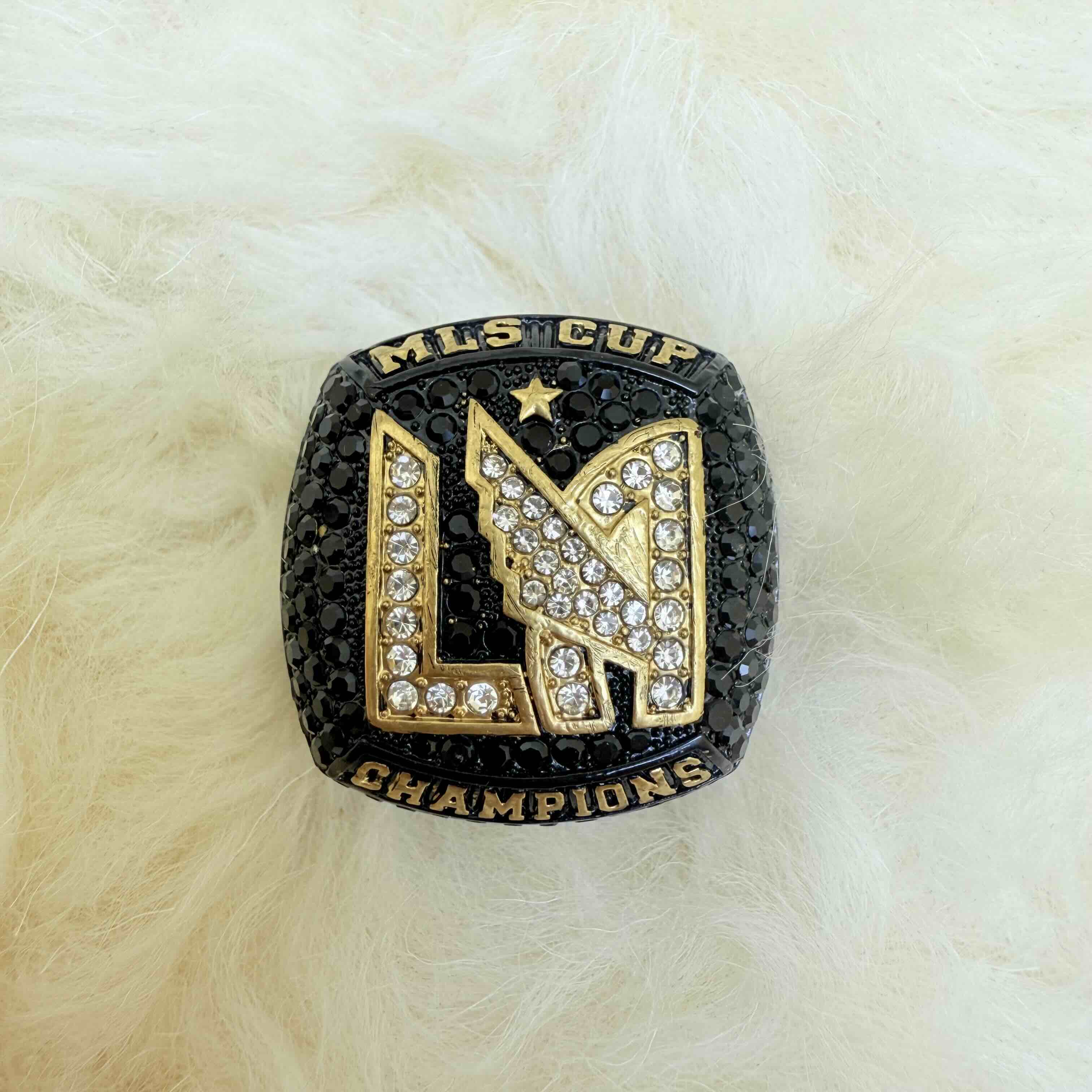 LAFC Los Angeles Football Club 2022 MLS Cup #10 Vela Black Color Champions Ring 11&only ring чёрный