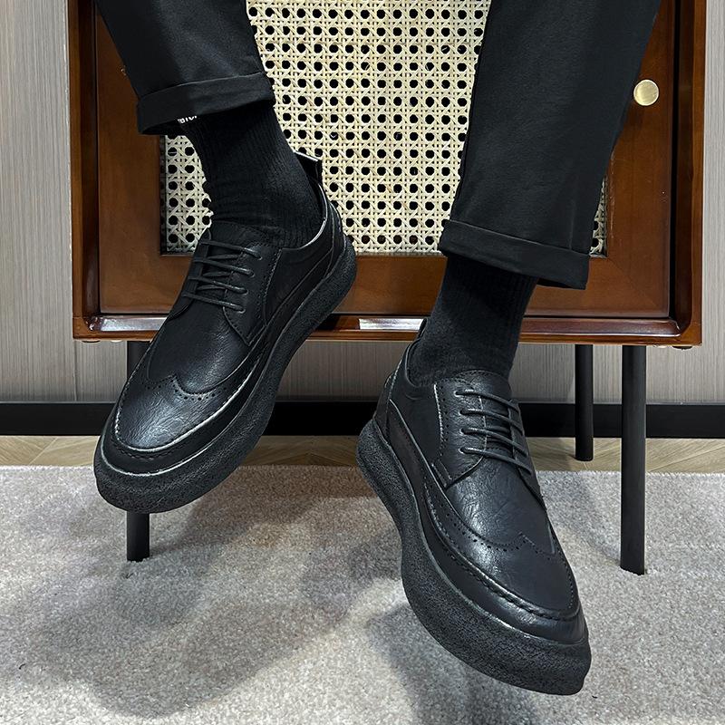 Frühling Freizeitschuhe Trend Britischer Herrenanzug Hochzeit Bräutigam Businesskleid Lederschuhe 25830-T