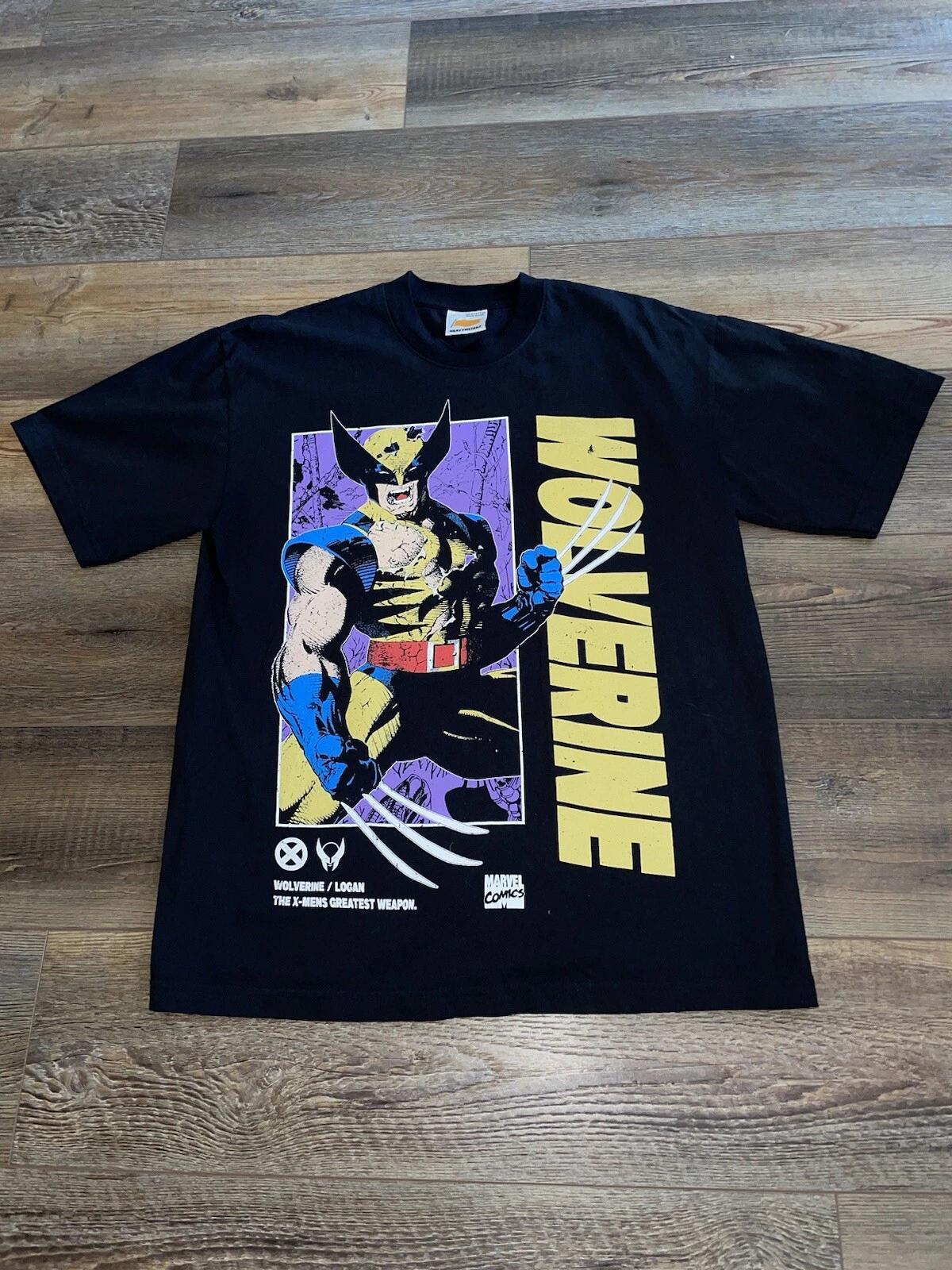 Marvel Wolverine RARE PROMO GRAPHIC Shirt Mens Medium 3XL