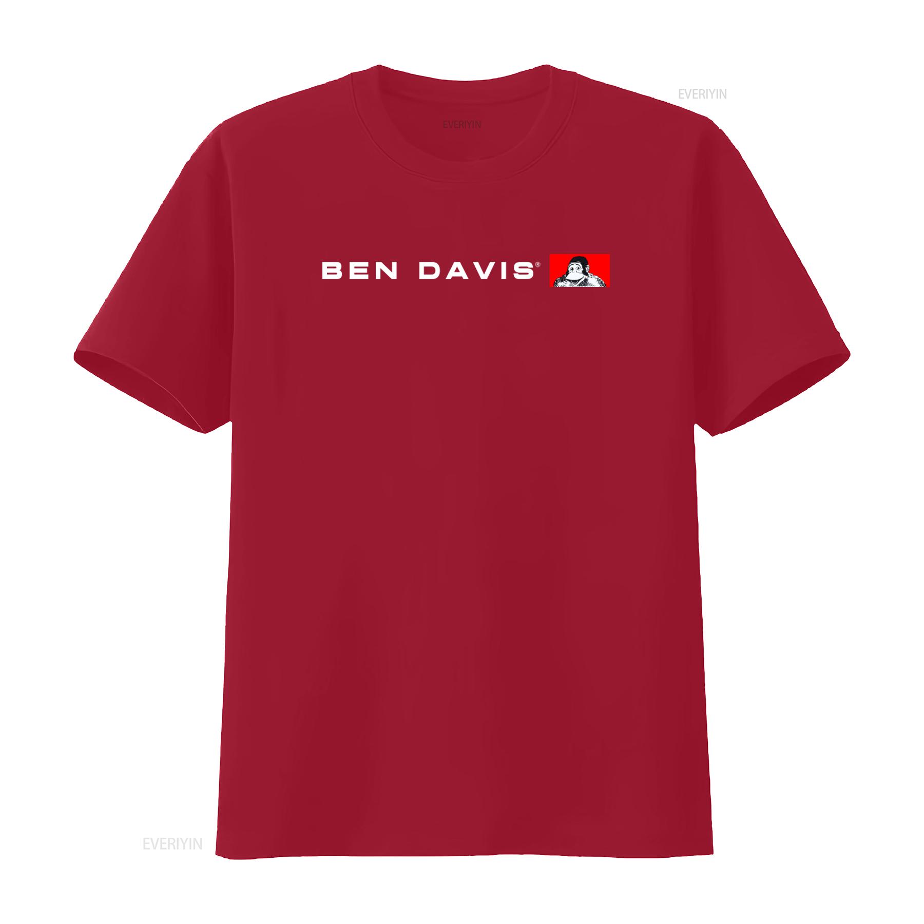 

Ben Davis Flat Line Logo T Shirt Black Exclusive Size S Only vintage Washed Breathable Slightly homme Casual designer clothes S