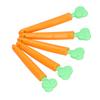 Sealing Clips Double Grooves Design Magnet Adsorption Simple Practical Carrot Appearance Bag Clips