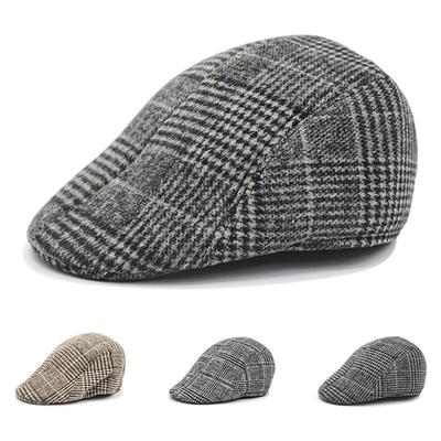 Neuer Stil Winterwarme Schirmmütze mit Ohrenklappen für Mittelalte und Ältere - Dickere Baskenmütze für Papa und Opa