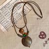 National Style Butterfly Necklace for Women, Versatile and High-end, Retro Collar Chain, Matching Sweater Accessory