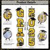 Graduation Door Banners for Front Door, Gold and Black 2025 Congratulations Congrats Door Sign for Grad Party Decoration, Porch Sign for School Yard