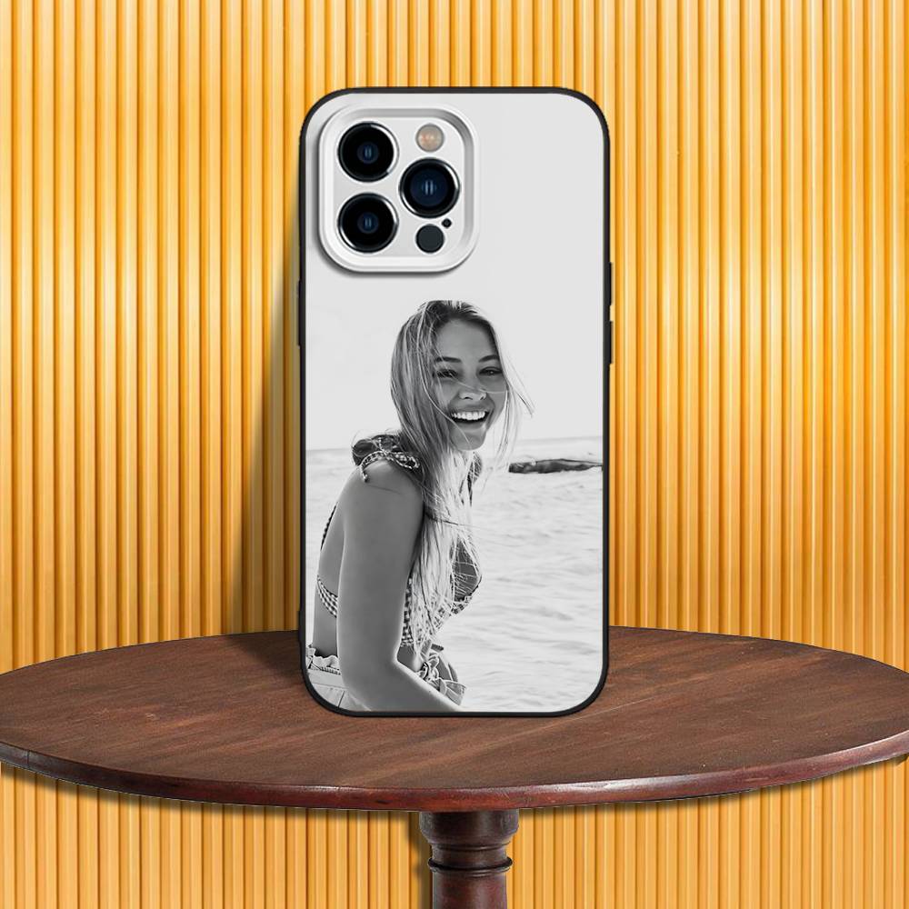 

Phone Case For iPhone 17,16,15,14,13,12,11,Pro,Max,Plus,X,XS,SE4,E,Mini,Soft Black Case M-Madelyn C-Cline iPhone17promax