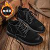 Fashion Fashionable Breathable Retro British Style Workwear Boots Warm Men's Snow Boots