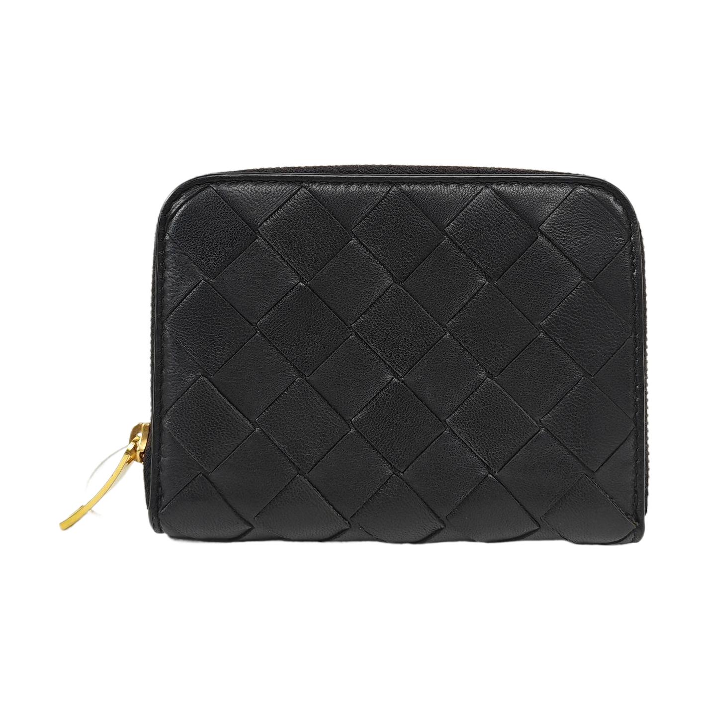 [Pre-Owned] Woven Lambskin Wallet - Excellent #9GU114 ONE SIZE