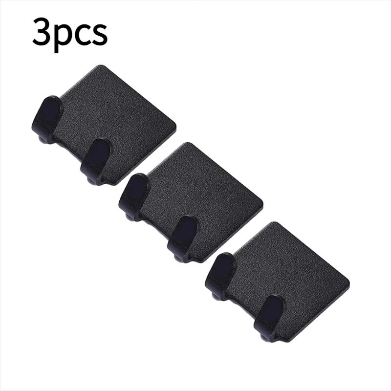 Adhesive Razor Holder Wall Mounted Bathroom For Shower Hook Rack Gillette Shaver Shaving Holder Black Plastic Hook