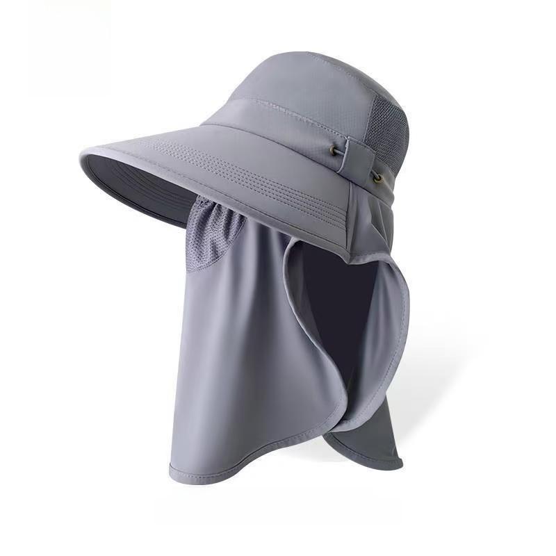 Sun Protection Hat For Women With Neck Cover Ice Silk Sunshade For Outdoor Gardening