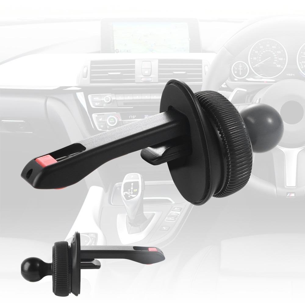 Hidden Barb Style 17mm Ball Head Base Retractable Vent Hook Clip Car Air Outlet Clip Accessories