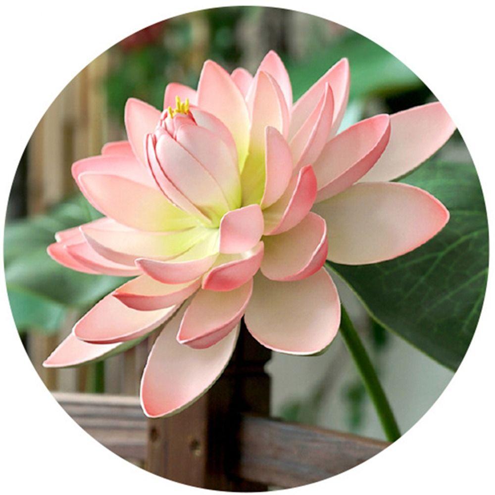 Artistic Simulated Lotus Flower DIY Decoration Decorative Fake Flower  Wedding Decoration