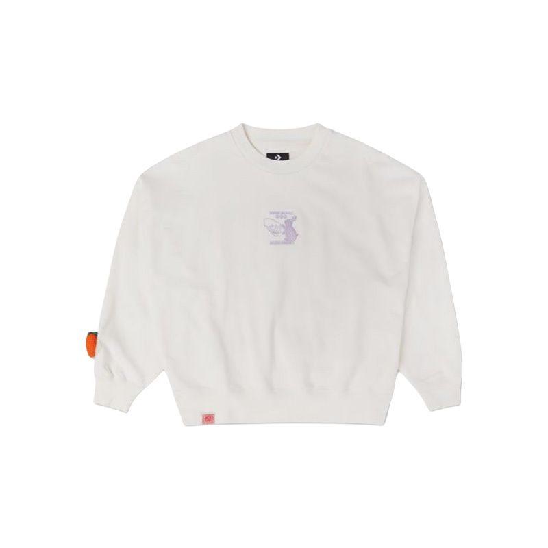 Converse Sweatshirt Women's Milk White 10025508-A01