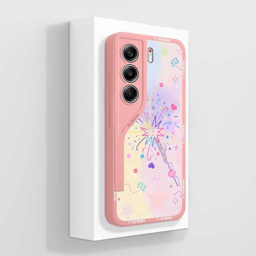 Coques For Tecno Camon 40 Pro 5G Cover Cases Fashion Graceful Flowers Patterns Smooth Liquid Silicone Anti Fall Protective Shell