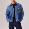 Levis Casual Comfortable Color Block Single-Breasted Long Sleeve Denim Jacket Men Jackets 004Z3-0000