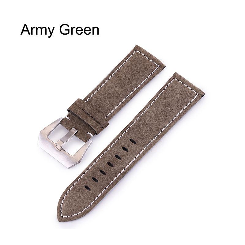 UTHAI Watch Strap 18mm 20mm 22mm 24mm Frosted Calf High-end Watch Band Universal Smart Watch Bracelet P12