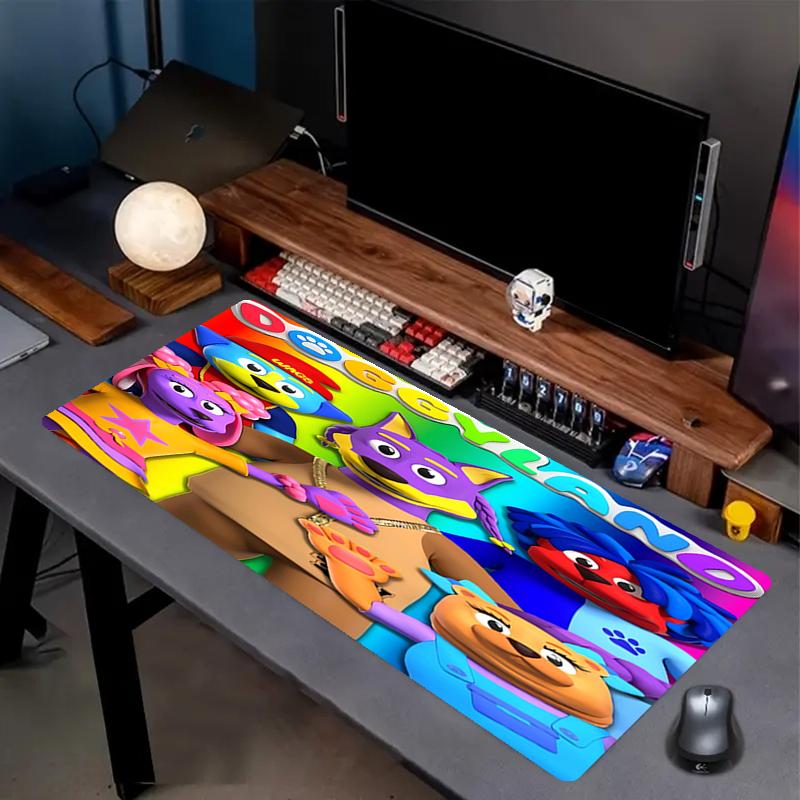 Doggyland Theme Mouse Pad, Non Slip Rubber Base, Multifunctional Office & Home Decor, Perfect for Workspace Personalization.