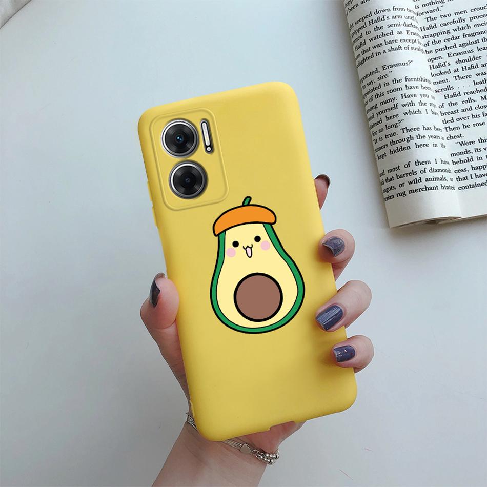 For Xiaomi Redmi Note 11E Case Cute Cactus Avocado Painted Phone Cover For Xiaomi Redmi 10 11 Prime 5G Note11E 11 E Coque Fundas