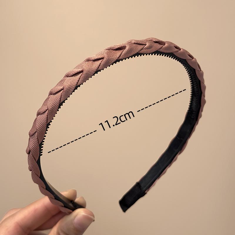 High-End Non-Slip Twisted Hair Headband for Women – Perfect for Washing Face, 2025