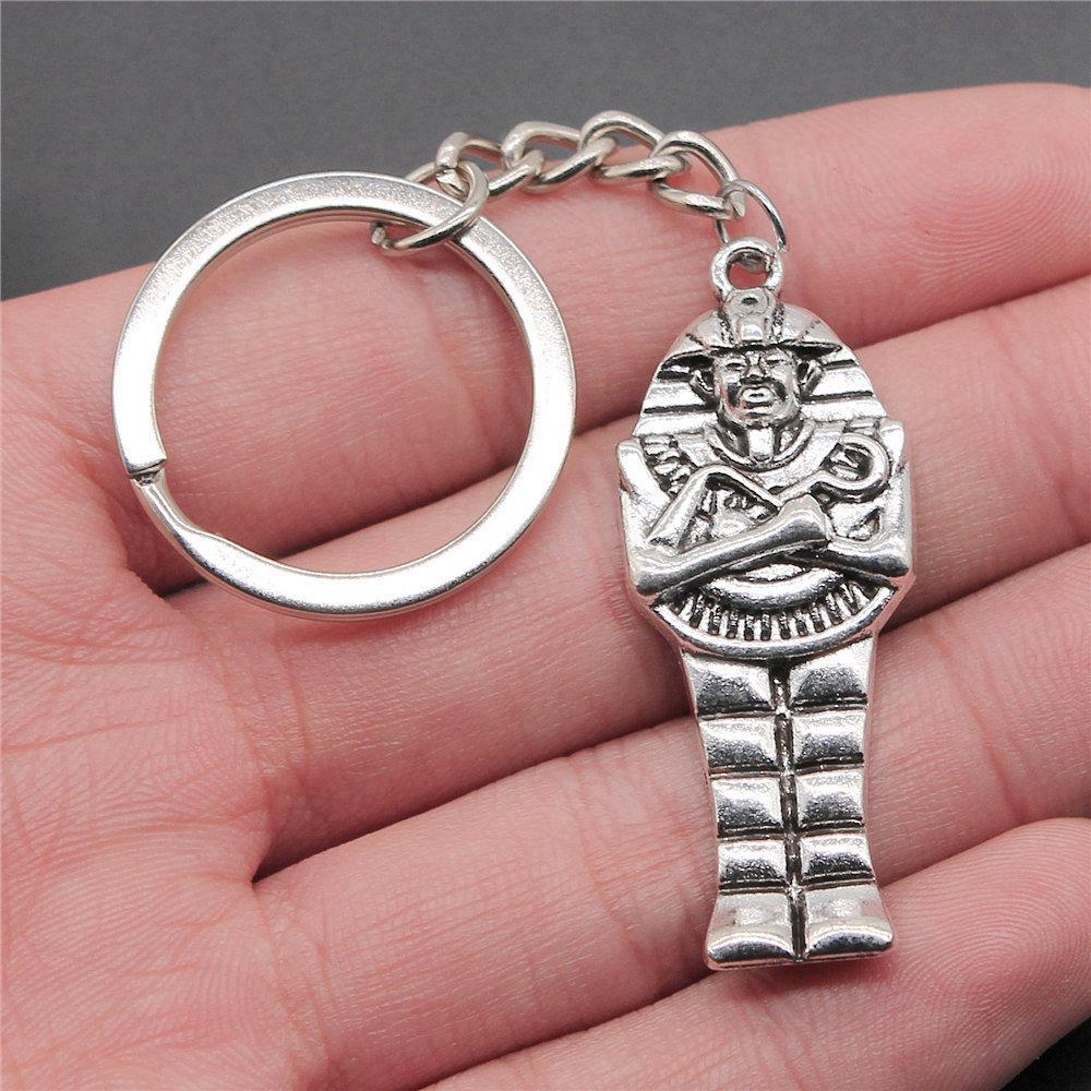 Pharaoh Chief Egyptian Amulet Keychain for Office Workers New Arrival Initial Graduation Gift Casual Accessory