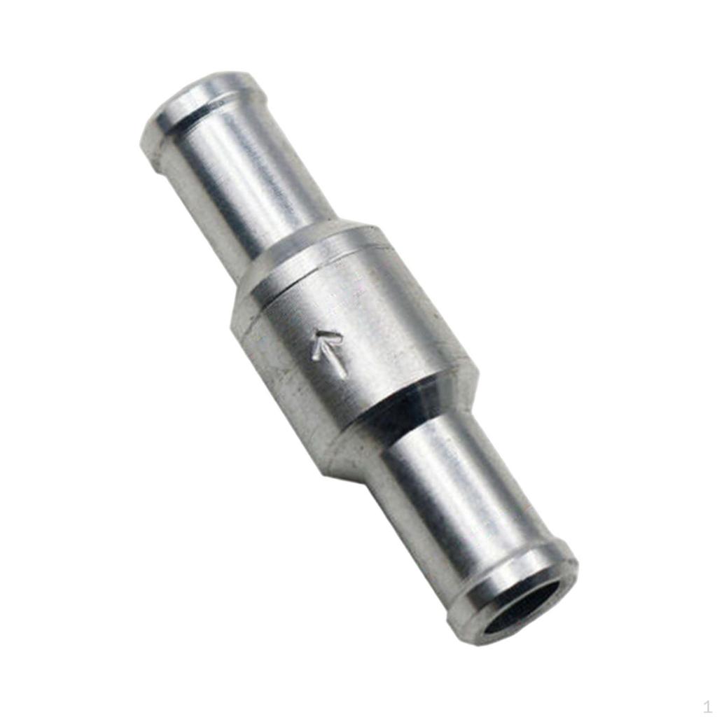 6-12mm Inline Non-return Check Valve Auminium Fuel Water Gas Air Vacuum