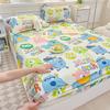 Premium Aloe Cotton Fitted Sheet & Waterproof Pillowcase Set - Skin-Friendly & Comfortable