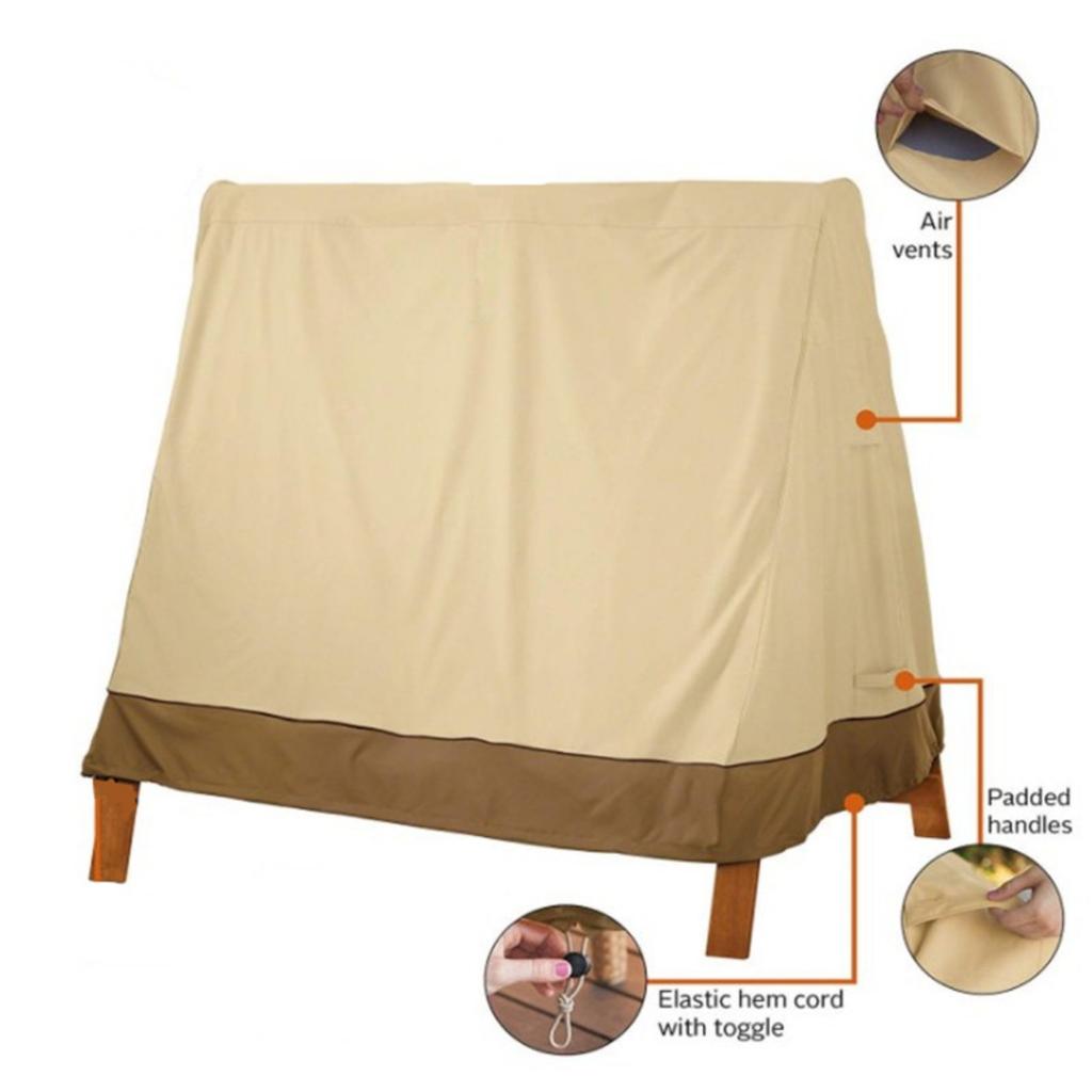 Terrassehuske Stoltrekk A-Ramme UV-bestandig Utendørs Husketrekk Vanntett Støvtett Værvern Terrasse Møbeltrekk for Hagemøbler