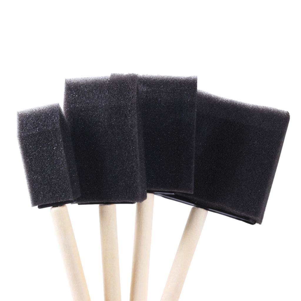 20Pcs Sponge Paint Brushes for Painting Cleaning Craft Project Different Size Foam Paint Brushes for Painting Staining