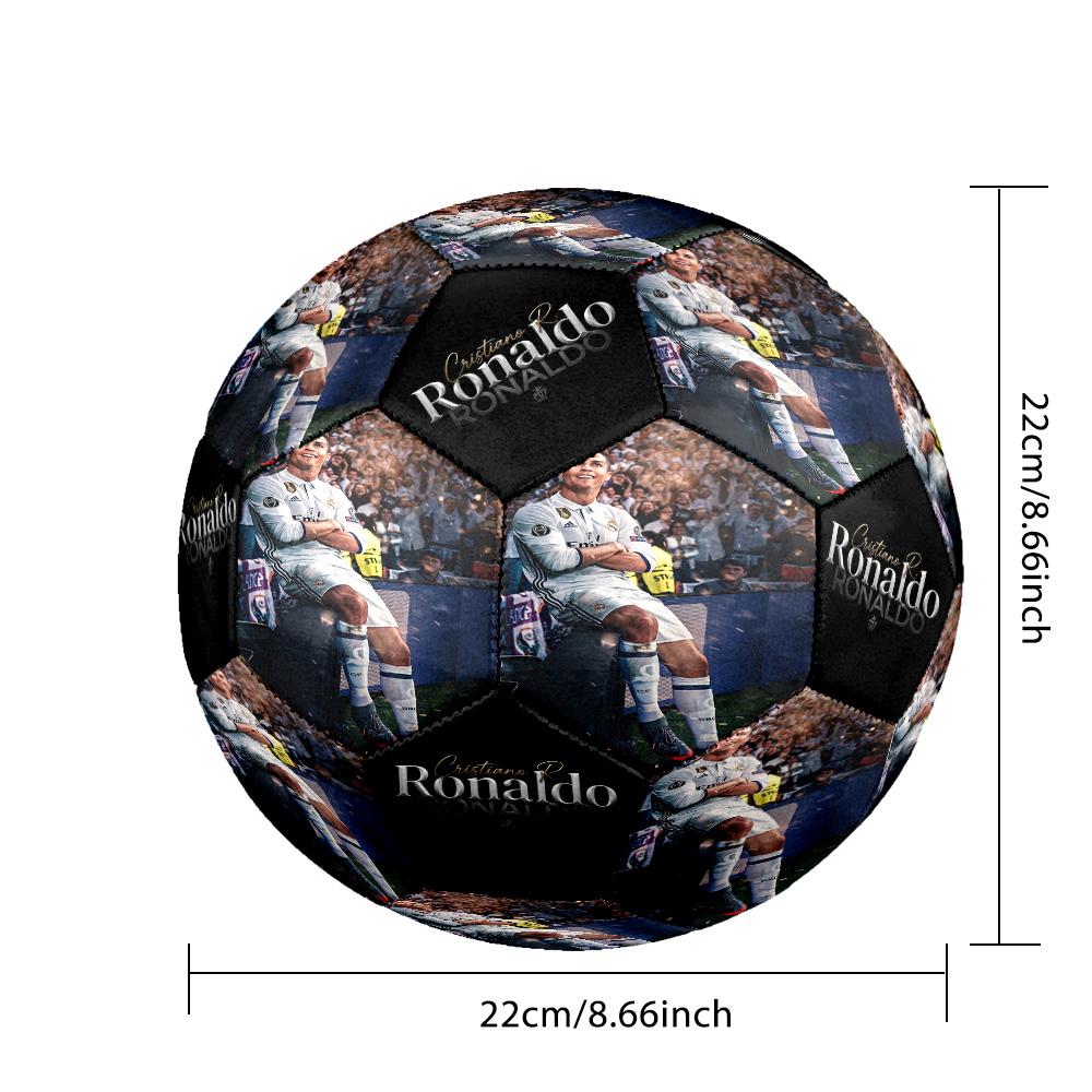 Ronaldo's Juventus Moment Size 5 Football Machine Sewn Indoor/Outdoor Universal Football Unique Gift for Soccer Lovers