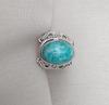 Amazonite Ring 925 Sterling Silver Jewelry Handmade Boho Gemstone Birthday Gift