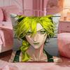 jJoJo Bizarre Adventure Cushion Cover Premium Comfort Reversible Pillow Cove Two in One Design for Any Room  Car Interior