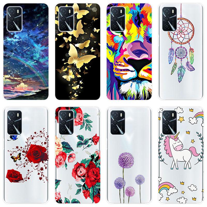

Для OPPO A16 A 16 OPPOA16 чехол Мягкая силиконовая задняя крышка чехол для телефона с рисунком