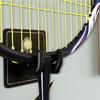 2 Pièces Support de Raquette de Tennis Support d'Affichage Vertical Crochet Mural en Acier Inoxydable Support de Raquettes Mural Facile à Installer