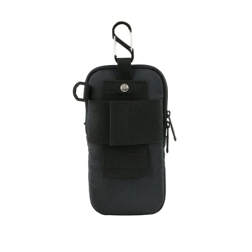 SK11 ONE UP ASSIST GOODS Smartphone Case P with Double Zippered Pockets for Small Items and Smartphone Storage, 95 X 180 X 20mm, SO-2