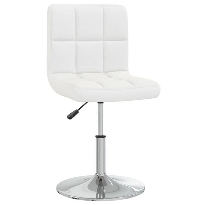 VidaXL Chaise de Salle à Manger Siège à Dîner Chaise Pivotante de Repas Siège de Cuisine Meuble de Cuisine Hauteur Réglable 3087438