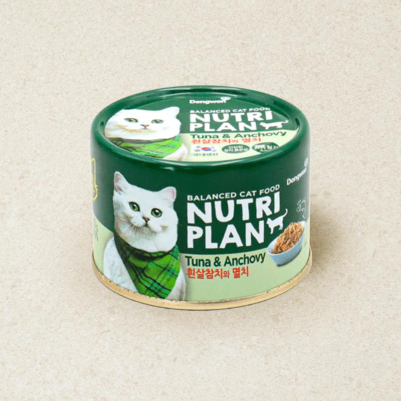 

[Pet] Dongwon Nutri Plan Белое мясо тунца и анчоуса 160 г