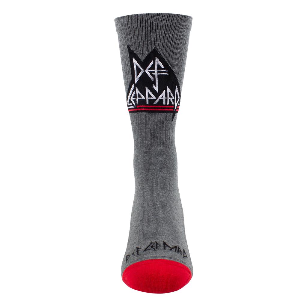 Def Leppard Unisex Adult Logo Crew Socks