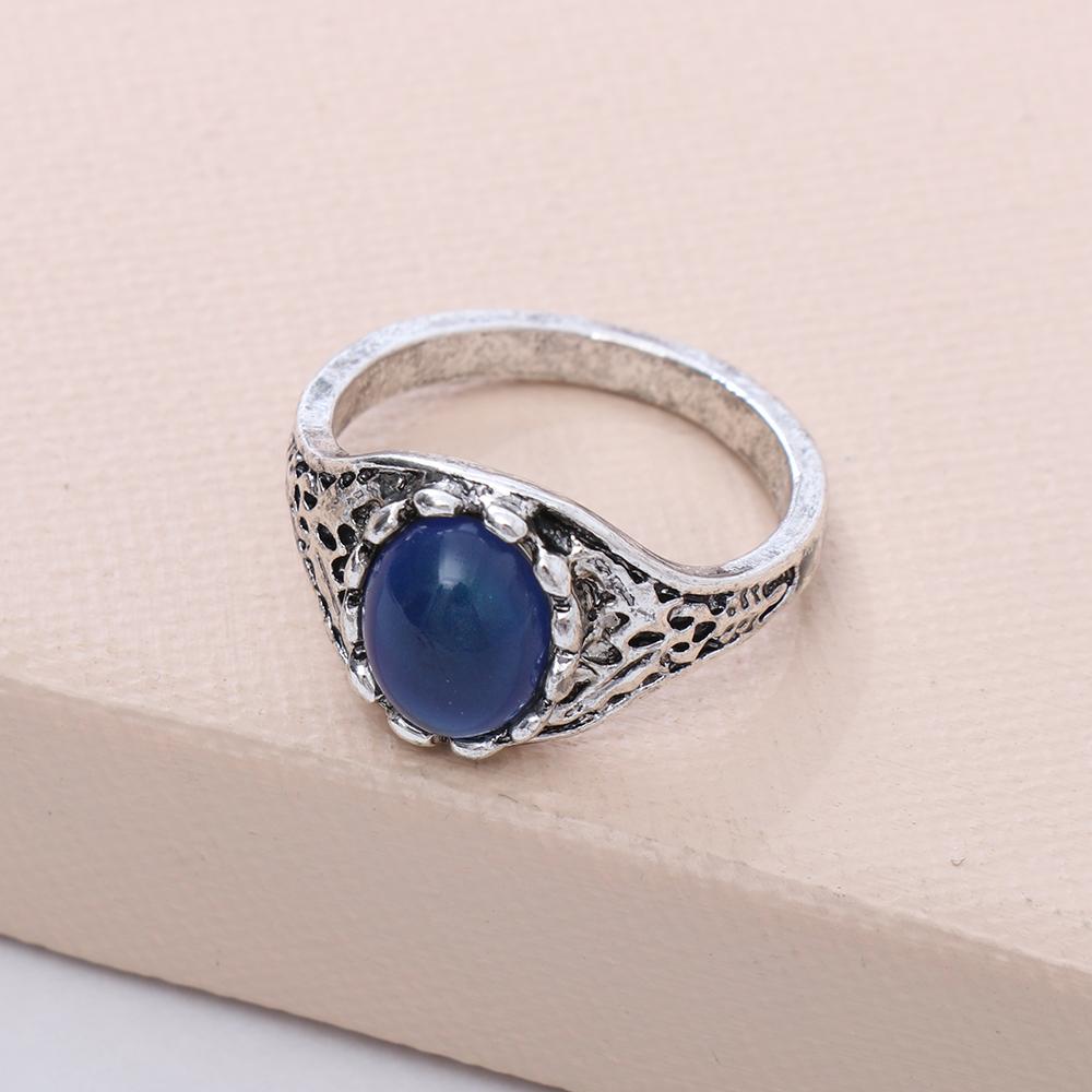 Size 5-11 Jewelry Gift For Women Girl Color Change Rings Temperature Control Luminous Mood Ring