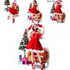 Christmas Costume Red Drooping Ear Rabbit Dress For Holiday Party Women