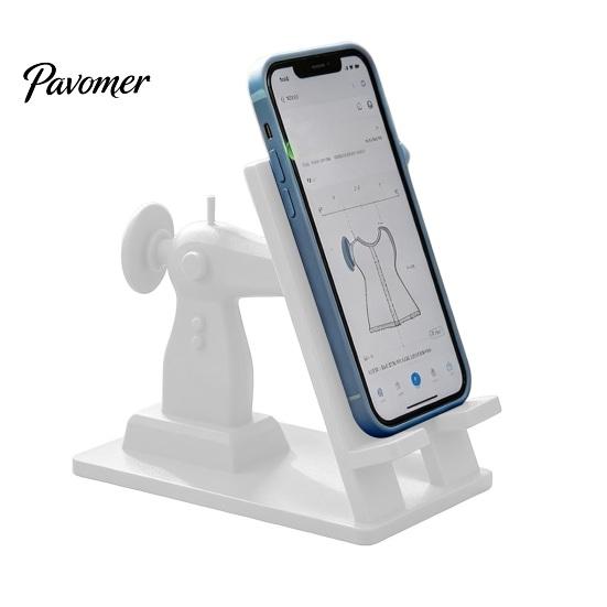 Sewing Room Organization Accessories Machine Phone Stand, Creative Desk Holder for Cell Tablet, Desktop Stand Drawing Notes Hands Free Mount Crafting