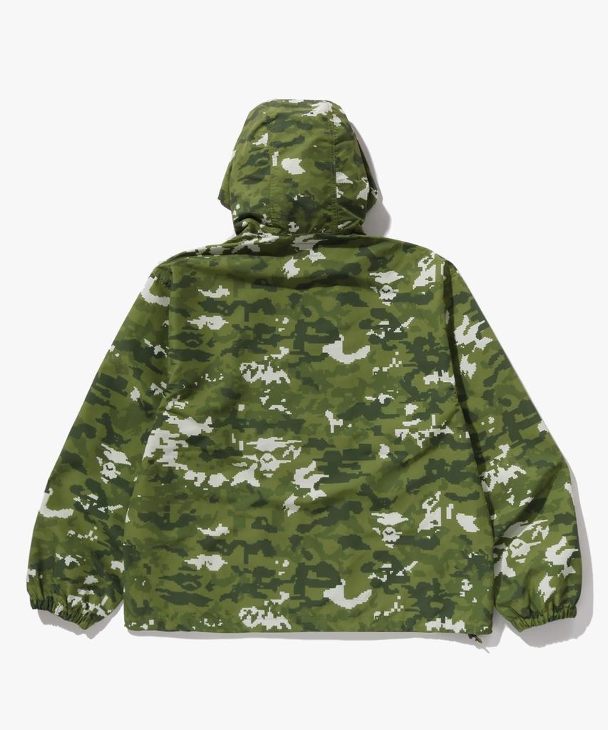 Bape Multi Pixel Camo Hooded Jacket (M) Green