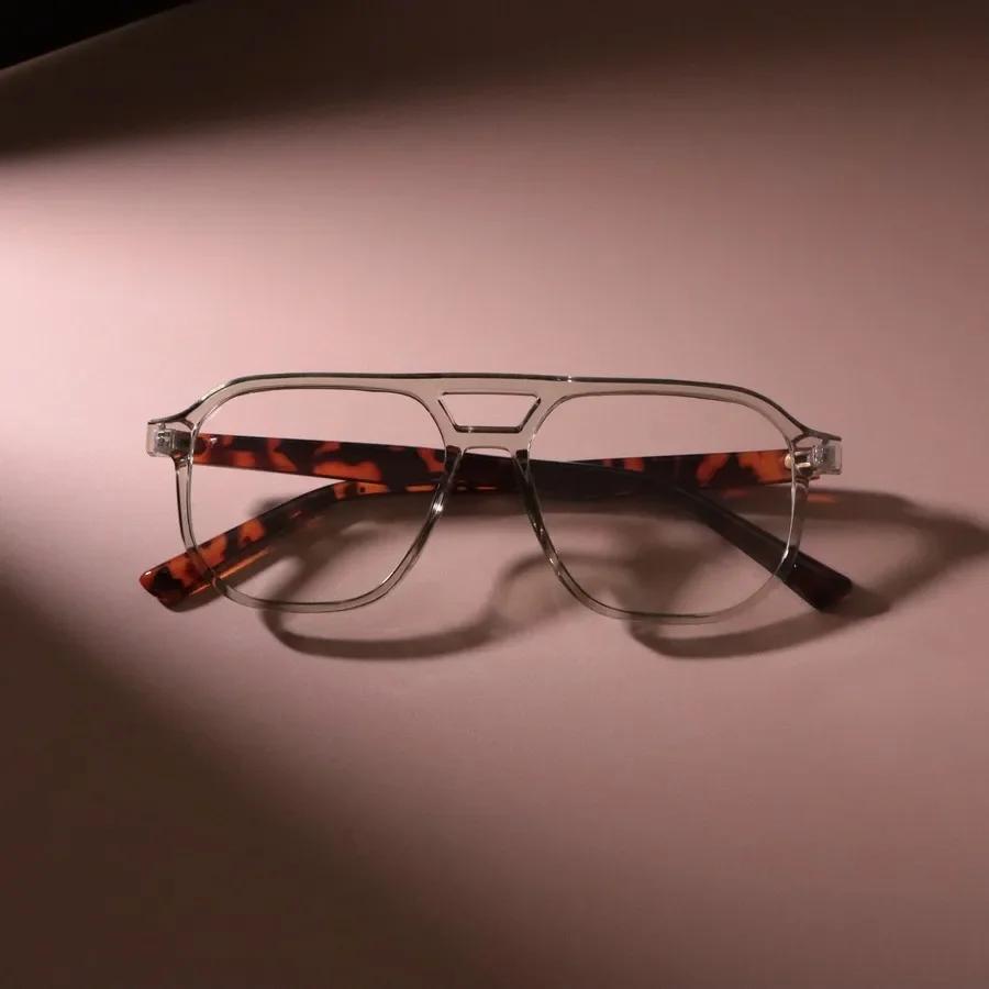 Lovely Square Women Men Glasses Luxurious Brand Designer Transparent Clear Optical Eyeglasses Fashion Frames Oculos