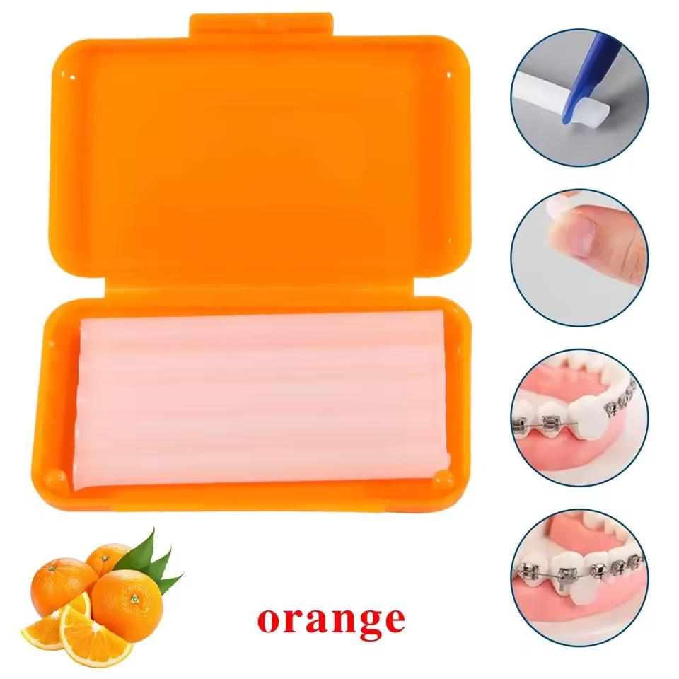 Fruit Flavored Dental Orthodontic Relief Wax 5 Scents Protect Lips And Gums from Irritation for Bracket Patients