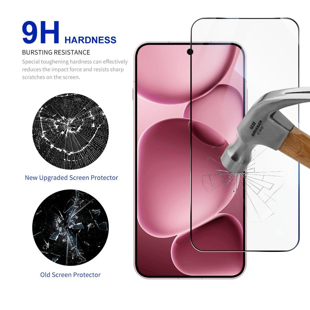 RURIHAI 10Pcs For Oppo Find X8s 5G High Aluminium-Silicon Glass Film 0.26mm 2.5D Screen Protector